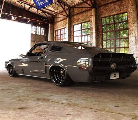 Artist Renders Wicked Looking Classic Twin Turbo Ford Mustang