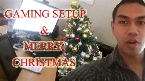 Gaming Setup Merry Christmas Youtube