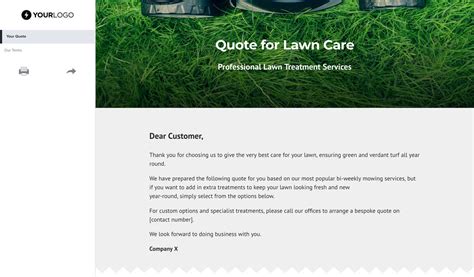 Below you will find our collection of inspirational, wise, and humorous old carefree quotes, carefree sayings, and carefree proverbs, collected over the years from a variety of sources. Free Lawn Care Quote Template - Better Proposals
