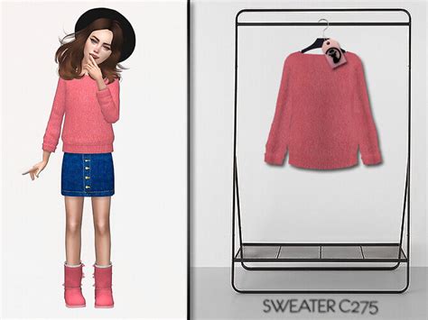 Sweater C275 By Turksimmer At Tsr Sims 4 Updates