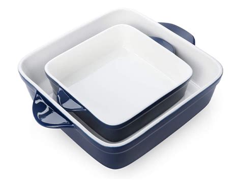 Sweese Square Baking Dishes With Handles Navyset Of 2 Stacksocial
