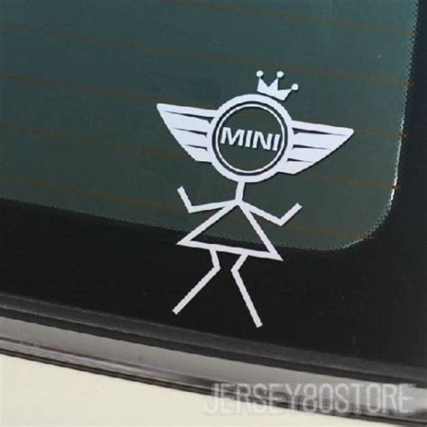 Princess Mini Funny Decal Sticker Fit For Bmw Mini Cooper Ebay