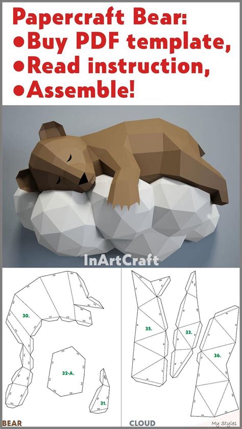 Origami Bear On Egg Diy Paper Craft Tutorial