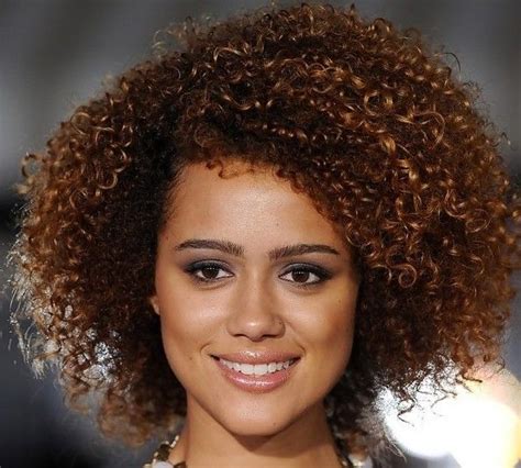 Nathalie Emmanuel Short Curls Curly Hair Styles Naturally Natural