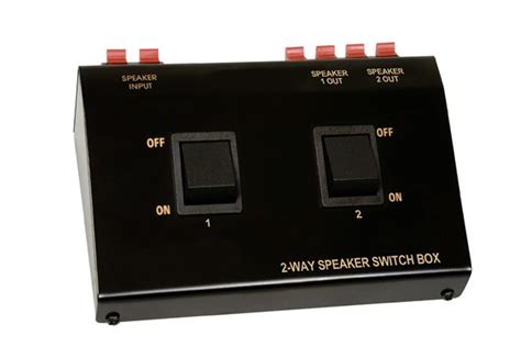 Studio Acoustics Sa102sw 2 Way Speaker Selector Switch Box