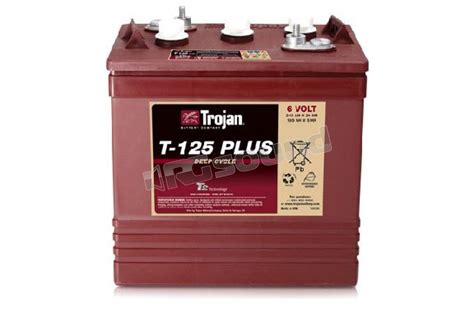 Trojan T 125 Plus 6v Deep Cycle Batterie Per Avviamento E Servizi