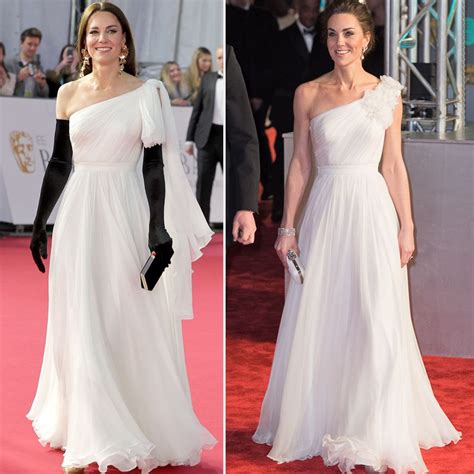 Kate Middleton Baftas Look All About Her Gloves And Recycled Dress