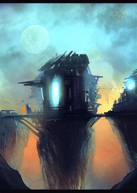 Station By Ilya Tyljakov Speedpaint By Razuminc On Deviantart Sci