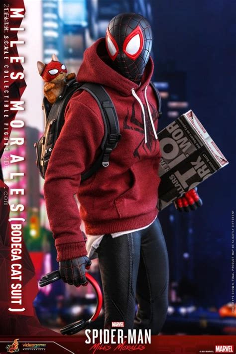 Hot Toys Marvel Spider Man Milese Morales Video Game Miles Morales Bodega Cat Suit 1 6 Scale