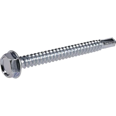 Everbilt 10 X 2 In External Hex Drive Hex Head Self Drilling Screws