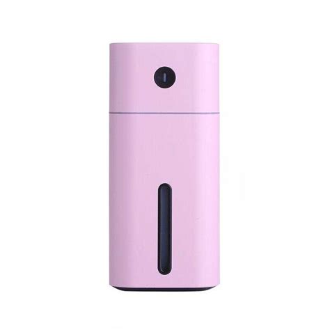 Aesthetic Mini Led Ultrasonic Square D Aroma Humidifier Air Purifier