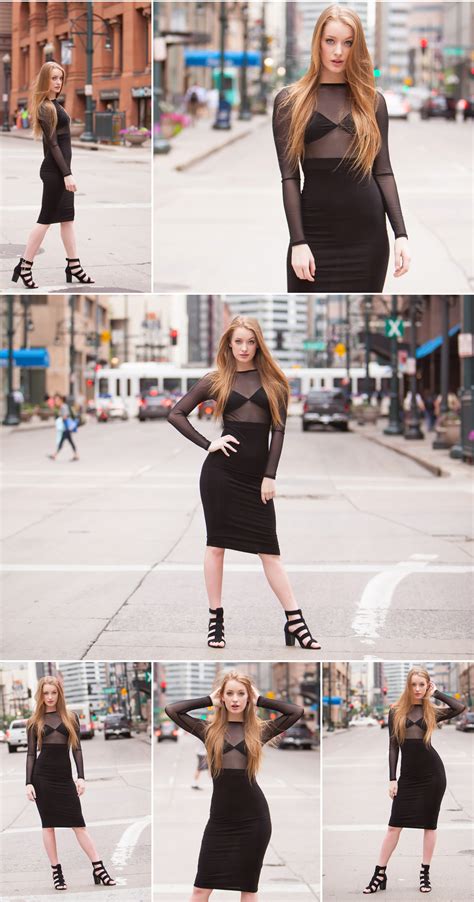 Little Black Dress Urban Street Fashion Portraits In Denver — Merritt