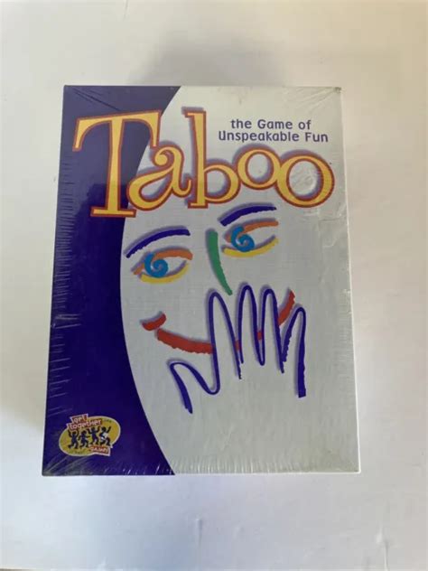 Hasbro Taboo The Game Of Unspeakable Fun Board Game New Sealed Box Picclick