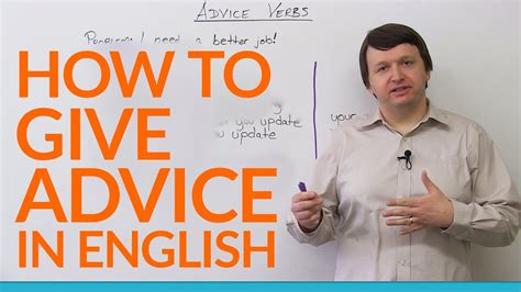 How To Give Advice In English Recommend Suggest Advise Encourage