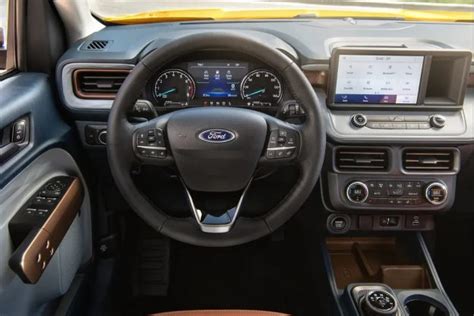 An In Depth Look At The Interior Of The 2022 Ford Maverick 21 Cylinders