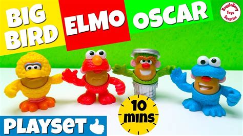 Sesame Street Mr Potato Head Toys Cookie Monster Elmo