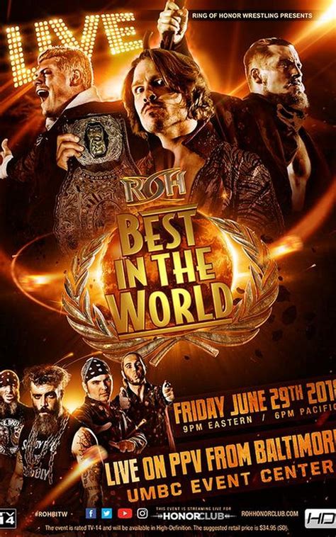 The year of 2018 is coming to a messy and tumultuous end. ROH Best in the World 2018 - Official PPV Replay - FITE