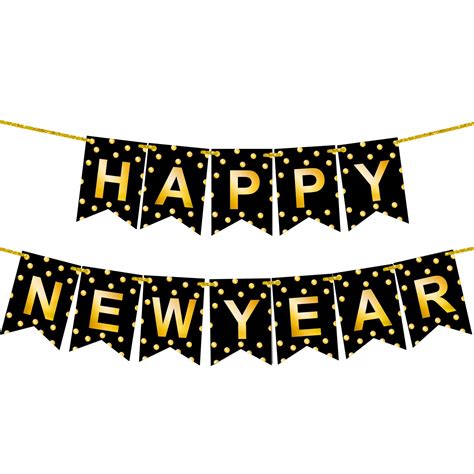 Buy Katchon Shiny Happy New Year Banner No Diy 10 Feet Happy New
