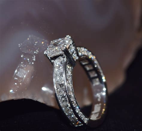 Custom Platinum Engagement Ring Gold N Time Jewelers