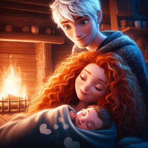 Merida X Jack Frost Sweet And Cozy By Littlesmartowl On Deviantart