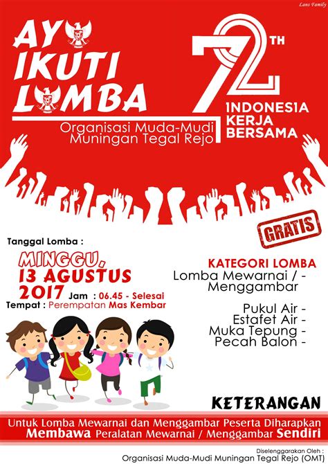 √ Contoh Poster Lomba 17 An Poster 17 Agustus