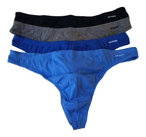 Buy Joe Boxer Mens Cotton Thong Underwear 4 Pack S Blue Grey Black Online At Desertcartindia
