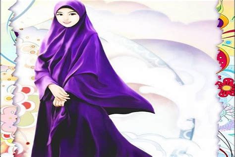 Download Gambar Kartun Muslimah Solehah 2021 Gambar Kartun Muslimah