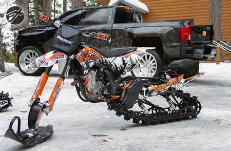 Motosport.com offers 82 dirt bike snow bike gear. Snow Bike Timbersled Wraps Image Gallery from MotoFX Graphics