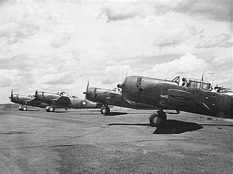 Royal Australian Air Force Vultee Vengeance Dive Bomber Aircraft Of No