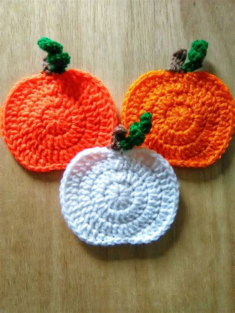 Pumpkin coasters, crochet pumpkin coasters, crochet pumpkin, orange pumpkin, white pumpkin ...