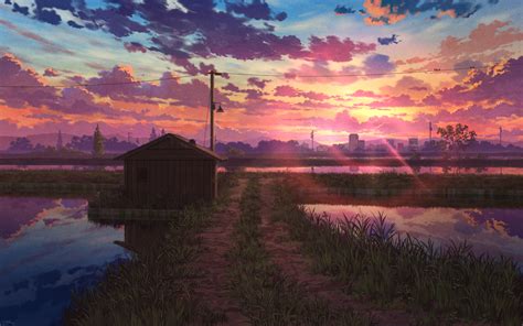 1680x1050 Resolution Anime Sunset Hd Cool Art 1680x1050 Resolution