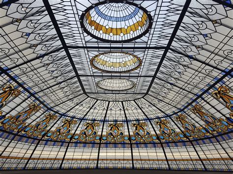 Custom Stained Glass Skylights And Domes Designs Casa Loma Art Glass