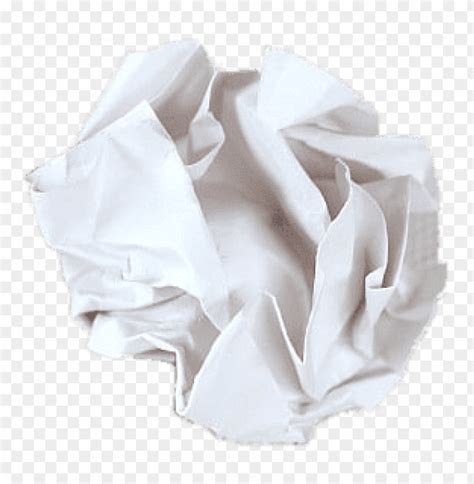Crumpled Piece Of Paper PNG Image With Transparent Background TOPpng