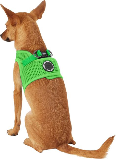 Puppia dog harness are available in a wide range of attractive colors and designs, many of which contain blank tags for easy customization. Puppia Soft Vest Dog Harness, Green, Medium - Chewy.com