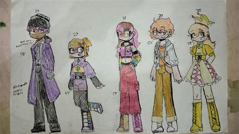 Humanized Numberblocks 26 30 By 55sstepmask15 On Deviantart