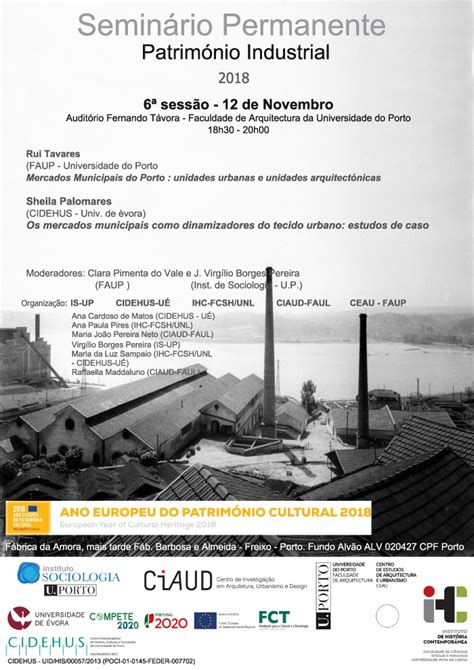 Rui fernando de jesus bastos tavares. FAUP - Seminário de Património Industrial