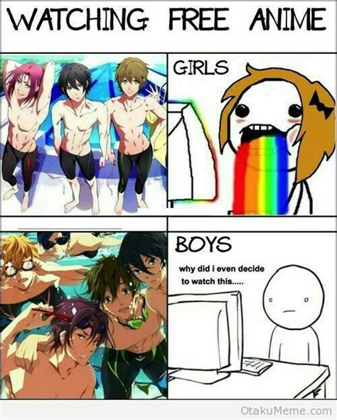 Pin By Vilne On Free With Images Anime Memes Funny Boys Vs Girls