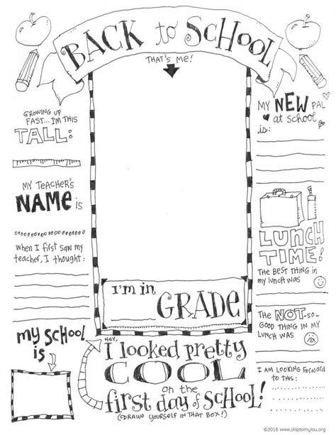 This first day of school coloring pages can be used in your pc, in your smartphone, even on paint and more similar desktop apps to fill color in it. FREE Printable Back to School Coloring Page | School ...