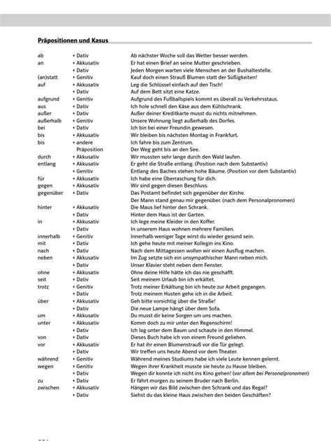 List Of All German Verbs With Prepositions Pdf