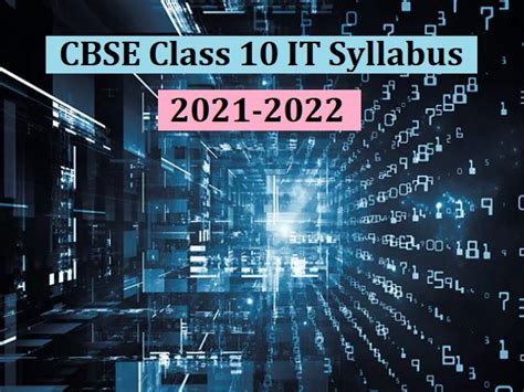 Cbse Class 10th It 402 Syllabus For Term 2 Exam 2022 With Sample