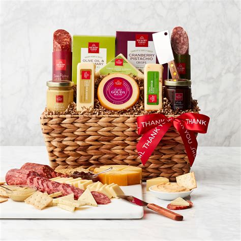 Thank You Gourmet Salami Cheese Gift Basket Hickory Farms