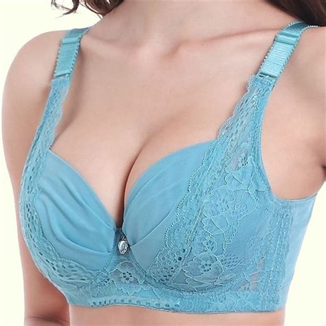 2019 Big Size Bra C Cup Full Cup Ultra Thin Gauze Cotton Bra Lace Large