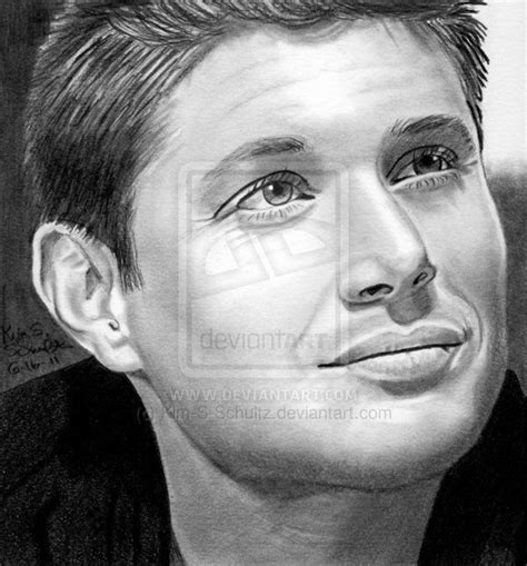 Jensen Ackles As Dean Winchester From Supernatural Fan Art Incredible