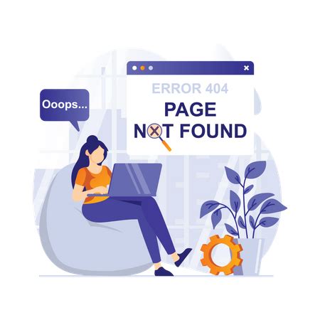 Premium Page Not Found Illustration Pack From Design Development Illustrations