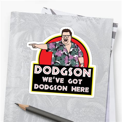 Weve Got Dodgson Here Stickers By Bovaart Redbubble