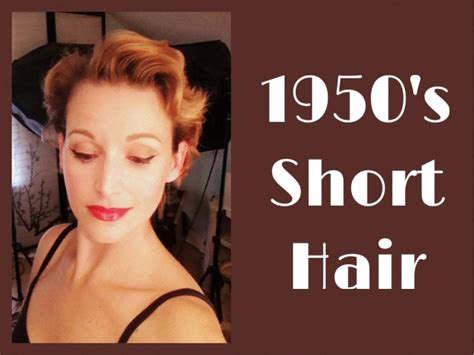 Vintage 50s Hairstyle For Short Hair Short Cuts How To Create 3