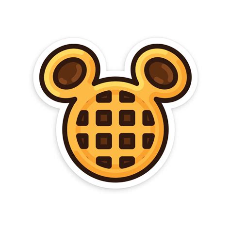 Mickey Waffle Clip Art