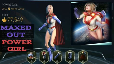 injustice 2 mobile maxed power girl youtube