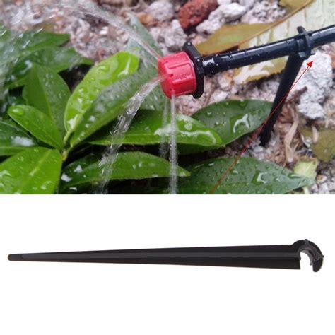 11cm Hook Fixed Stems Bubbler Drip Irrigation Adjustable Emitters Stake