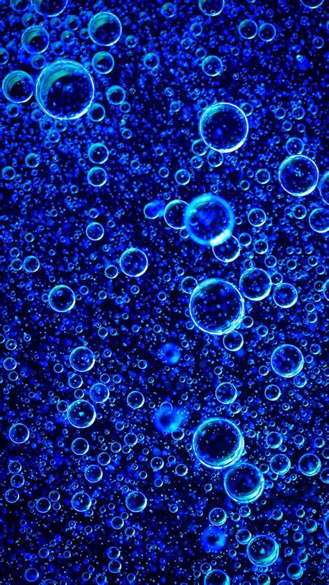 Download Blue Bubbles Abstract Wallpaper For Screen 1440x2560 Qhd